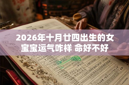 2026年十月廿四出生的女宝宝运气咋样 命好不好
