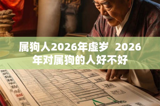 属狗人2026年虚岁  2026年对属狗的人好不好