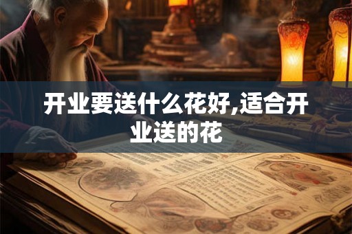 开业要送什么花好,适合开业送的花