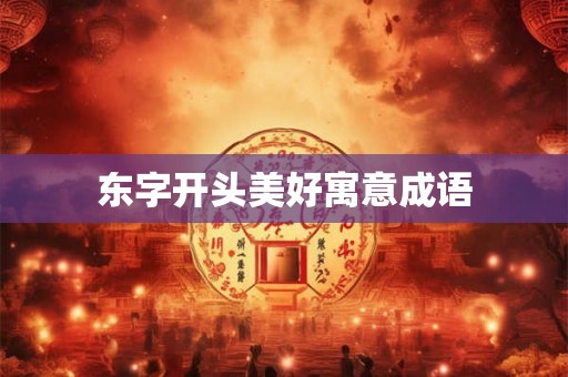 东字开头美好寓意成语