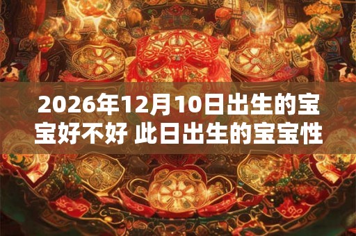 2026年12月10日出生的宝宝好不好 此日出生的宝宝性格
