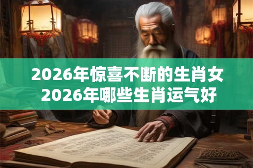 2026年惊喜不断的生肖女 2026年哪些生肖运气好 2026年惊喜不断的生肖女 2026年哪些生肖运气好