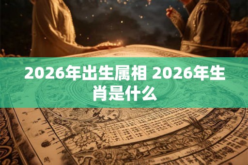 2026年出生属相 2026年生肖是什么