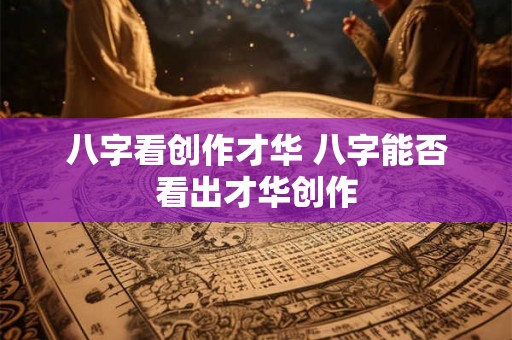 八字看创作才华 八字能否看出才华创作