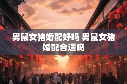 男鼠女猪婚配好吗 男鼠女猪婚配合适吗