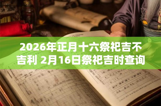 2026年正月十六祭祀吉不吉利 2月16日祭祀吉时查询 2026年正月十六祭祀吉不吉利 2月16日祭祀吉时查询