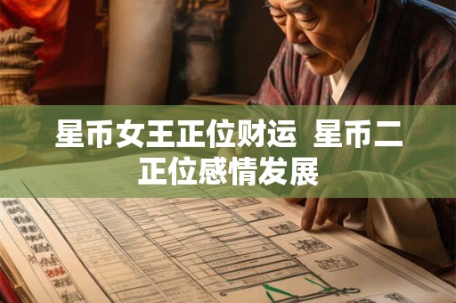 星币女王正位财运  星币二正位感情发展