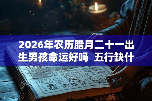 2026年农历腊月二十一出生男孩命运好吗  五行缺什么