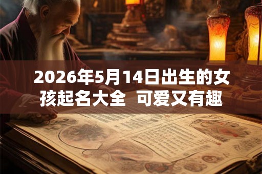 2026年5月14日出生的女孩起名大全  可爱又有趣
