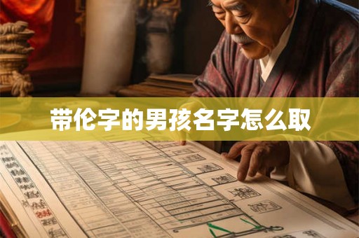 带伦字的男孩名字怎么取