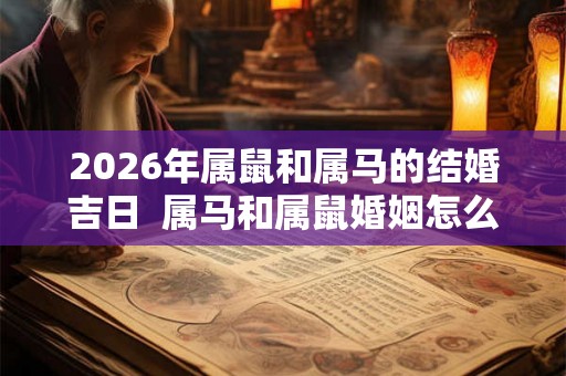 2026年属鼠和属马的结婚吉日  属马和属鼠婚姻怎么样