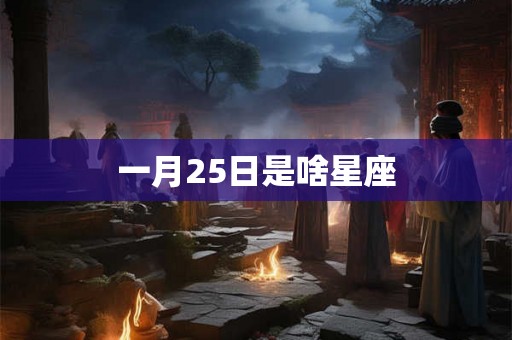 一月25日是啥星座