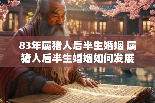 83年属猪人后半生婚姻 属猪人后半生婚姻如何发展