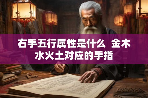 右手五行属性是什么  金木水火土对应的手指
