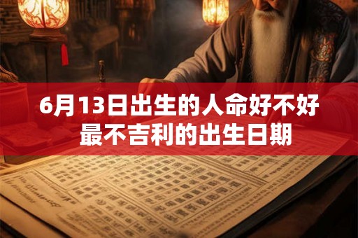 6月13日出生的人命好不好  最不吉利的出生日期