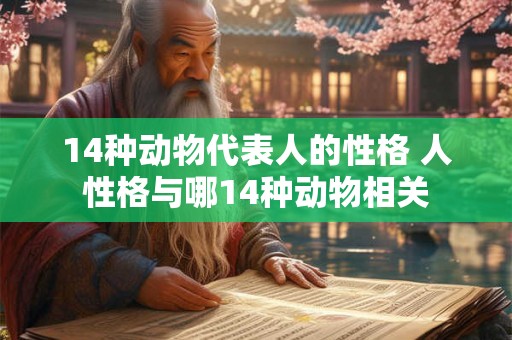 14种动物代表人的性格 人性格与哪14种动物相关