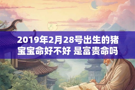 2019年2月28号出生的猪宝宝命好不好 是富贵命吗