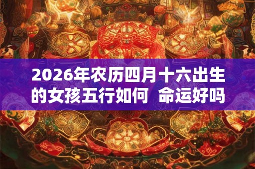 2026年农历四月十六出生的女孩五行如何 命运好吗 2026年农历四月十六出生的女孩五行如何 命运好吗