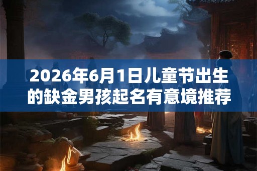 2026年6月1日儿童节出生的缺金男孩起名有意境推荐 2026年6月1日儿童节出生的缺金男孩起名有意境推荐