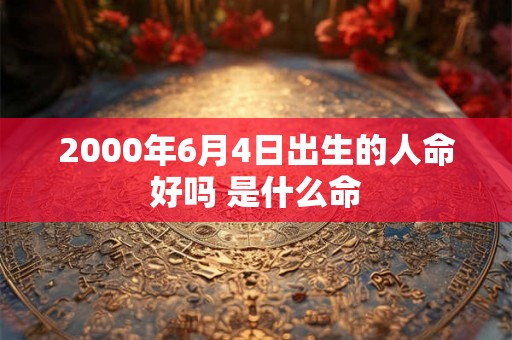 2000年6月4日出生的人命好吗 是什么命 2000年6月4日出生的人命好吗 是什么命