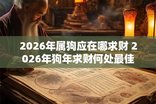 2026年属狗应在哪求财 2026年狗年求财何处最佳 2026年属狗应在哪求财 2026年狗年求财何处最佳