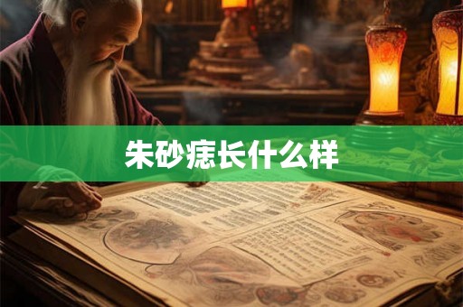 朱砂痣长什么样