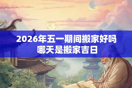 2026年五一期间搬家好吗 哪天是搬家吉日