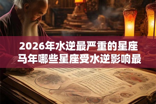 2026年水逆最严重的星座 马年哪些星座受水逆影响最重 2026年水逆最严重的星座 马年哪些星座受水逆影响最重