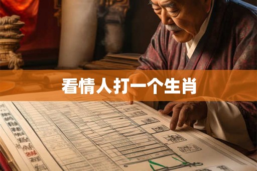 看情人打一个生肖 看情人打一个生肖