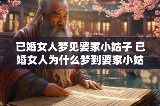 已婚女人梦见婆家小姑子 已婚女人为什么梦到婆家小姑子