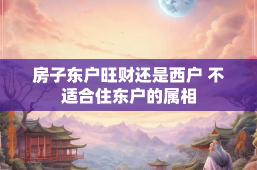 房子东户旺财还是西户 不适合住东户的属相