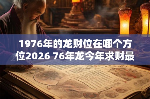 1976年的龙财位在哪个方位2026 76年龙今年求财最好去哪儿