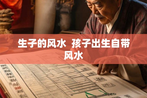 生子的风水  孩子出生自带风水