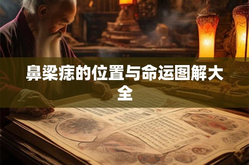 鼻梁痣的位置与命运图解大全