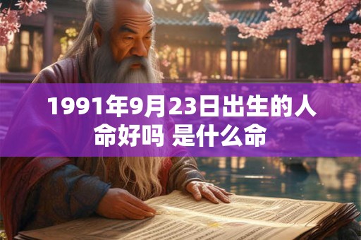 1991年9月23日出生的人命好吗 是什么命