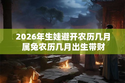 2026年生娃避开农历几月 属兔农历几月出生带财