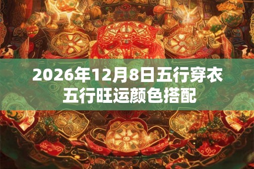 2026年12月8日五行穿衣 五行旺运颜色搭配