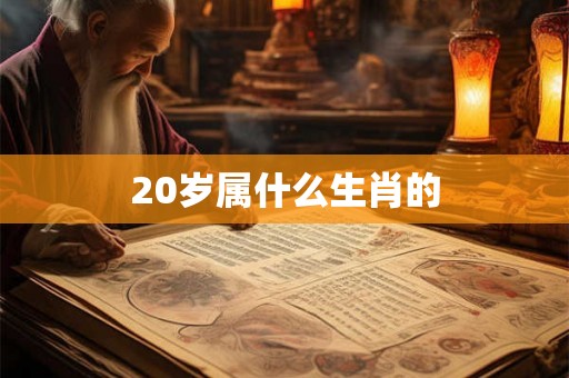 20岁属什么生肖的