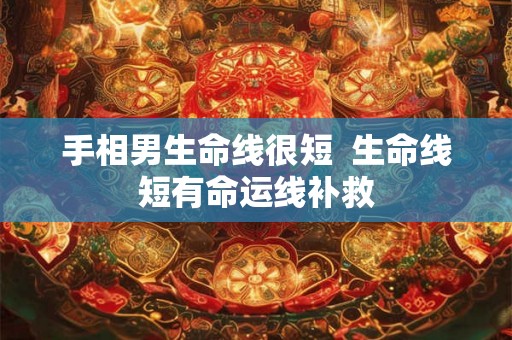 手相男生命线很短  生命线短有命运线补救