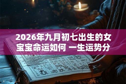 2026年九月初七出生的女宝宝命运如何 一生运势分析