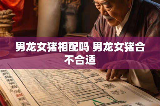 男龙女猪相配吗 男龙女猪合不合适