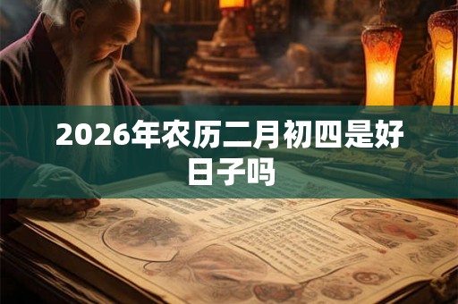 2026年农历二月初四是好日子吗