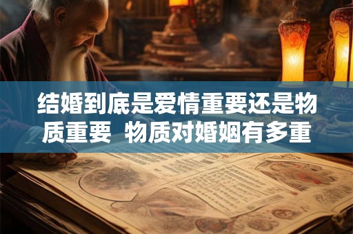结婚到底是爱情重要还是物质重要 物质对婚姻有多重要 结婚到底是爱情重要还是物质重要 物质对婚姻有多重要