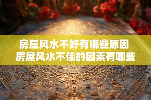房屋风水不好有哪些原因 房屋风水不佳的因素有哪些