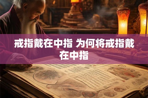 戒指戴在中指 为何将戒指戴在中指 戒指戴在中指 为何将戒指戴在中指