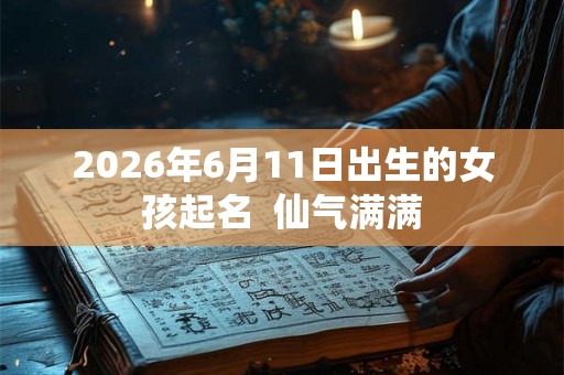 2026年6月11日出生的女孩起名 仙气满满 2026年6月11日出生的女孩起名 仙气满满