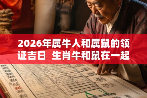2026年属牛人和属鼠的领证吉日  生肖牛和鼠在一起长久不