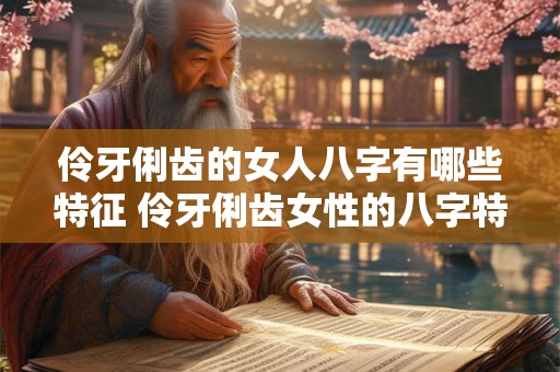 伶牙俐齿的女人八字有哪些特征 伶牙俐齿女性的八字特征