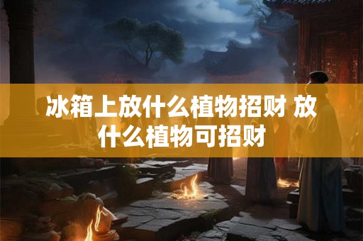 冰箱上放什么植物招财 放什么植物可招财