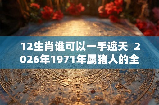 12生肖谁可以一手遮天  2026年1971年属猪人的全年运势女性
